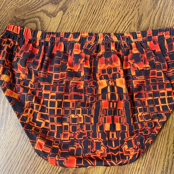 Mens orange clever brand swim brief- M - Picture 2 of 2